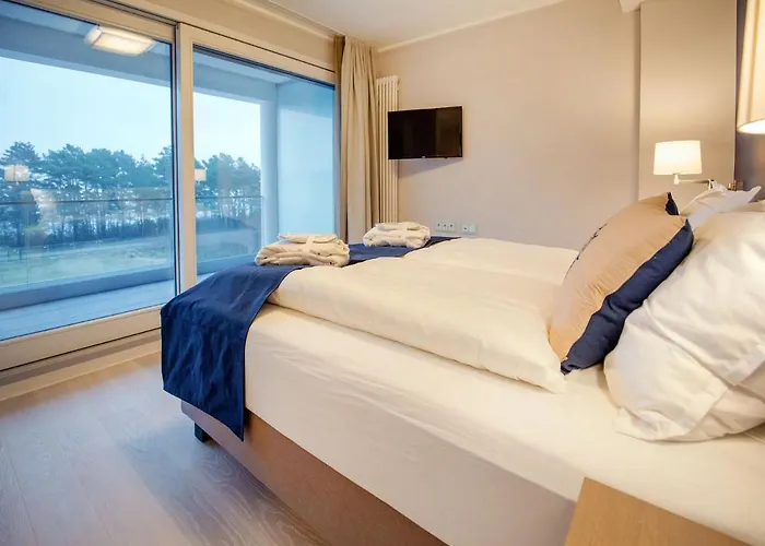 Appartement Duenenresidenz Prora - Mit Meerblick, 2 Schlafzimmern Und Balkon Np-417 Binz